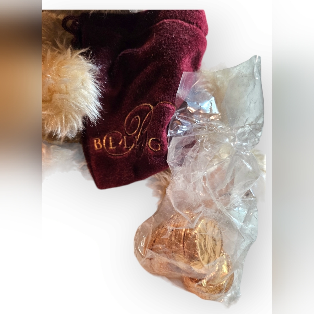 Vintage Bellagio Stuffed Teddy Bear with Gift Pouch - Picture 9 of 10
